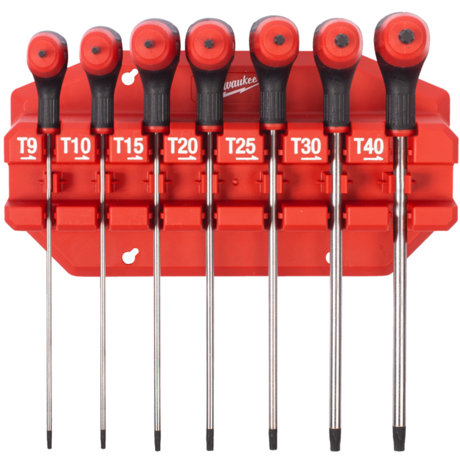Torxschlüsselsatz Milw.7tlg mit Schlagkappe u. Halterung