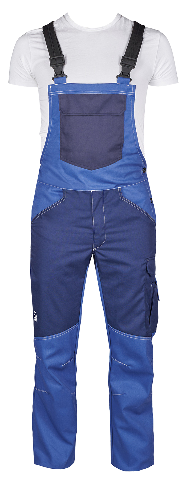 Latzhose Essential Line alaskablau/dunkelblau