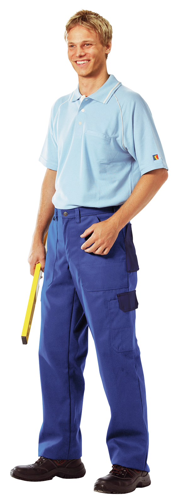 Bundhose kornblau