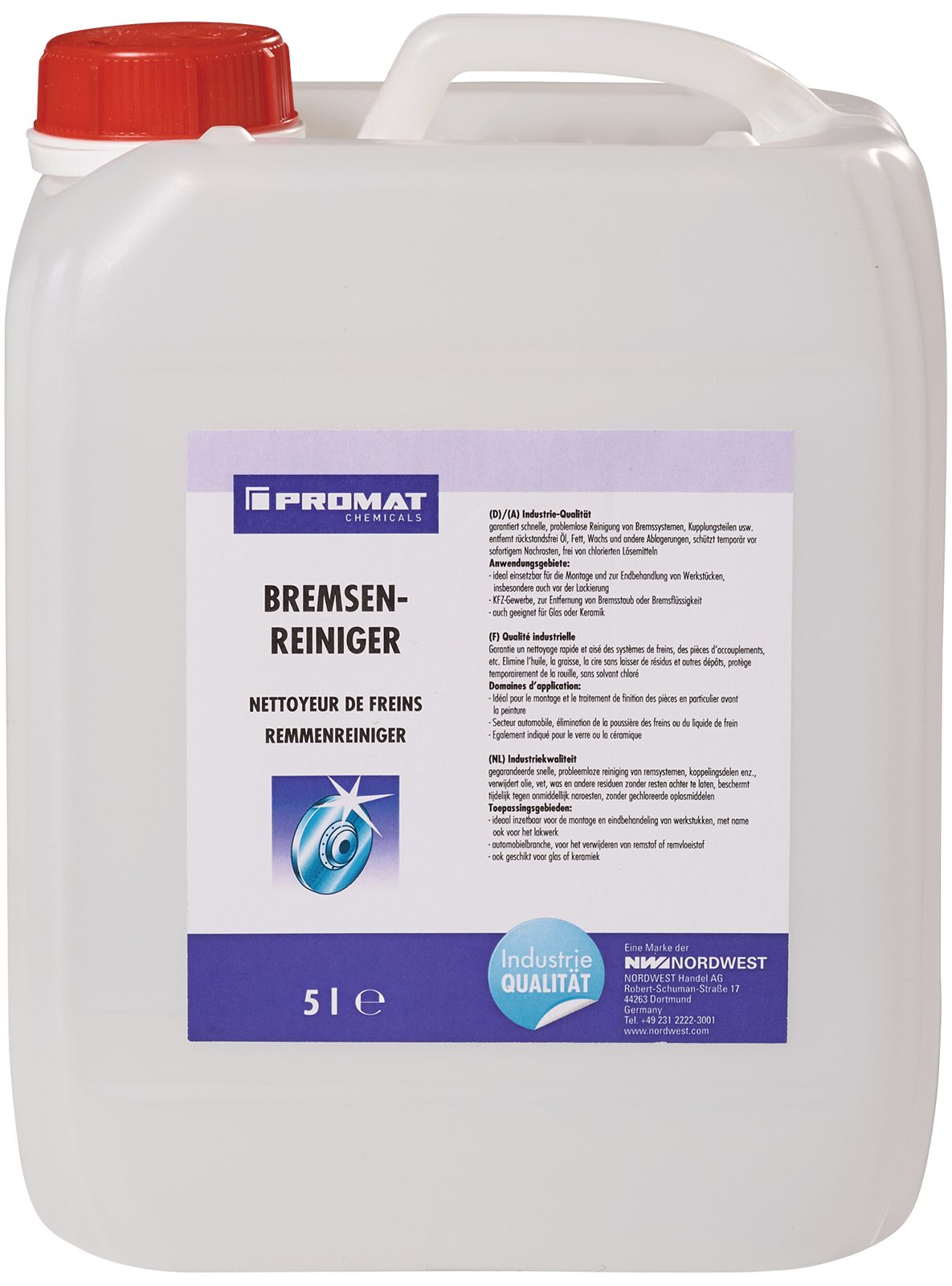 Bremsenreiniger 5 L Aceton frei